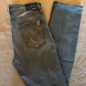 Mother the huffy skimp rope’s end jeans